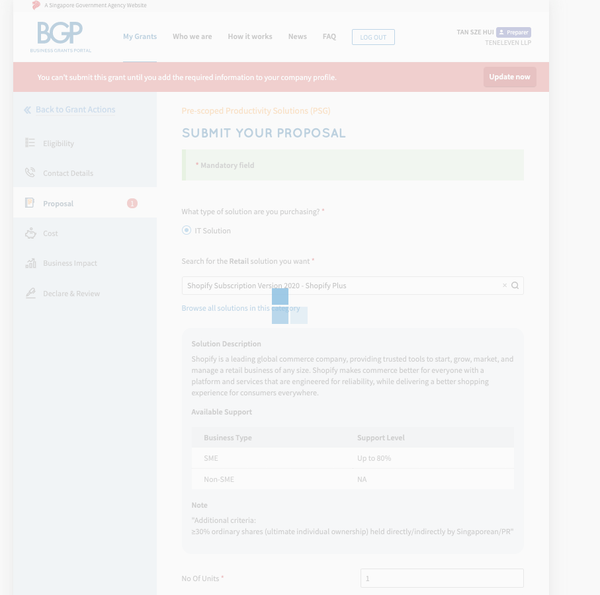 PSG Grant