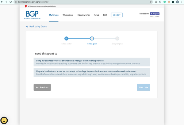 PSG Grant